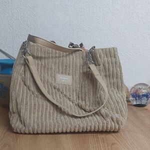 Tan Women's Bag 14 Wide 11 Tall Bottom Is 4 Wide Super Soft